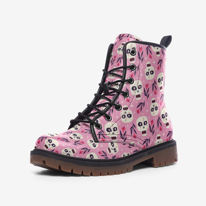 Funky Skulls Vegan Leather Boots