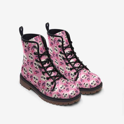 Funky Skulls Vegan Leather Boots