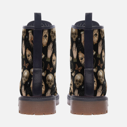 Dark Academia Vegan Leather Boots