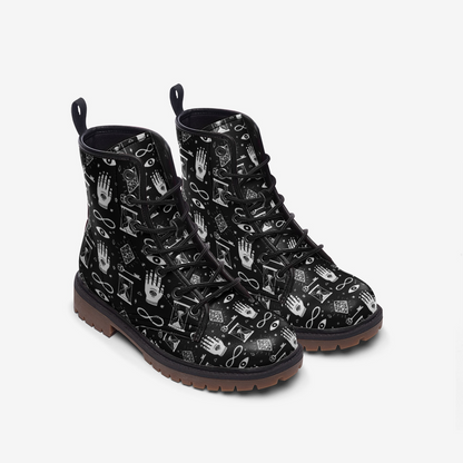 Witchy Vegan Leather Boots