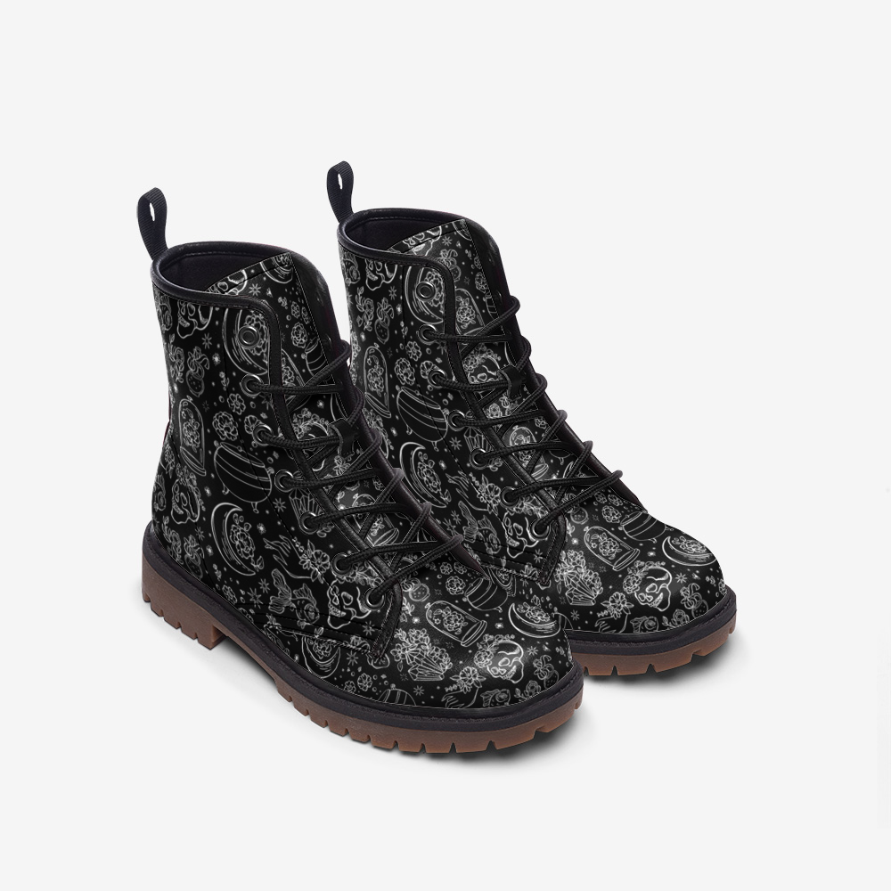 Witchy Vegan Leather Boots