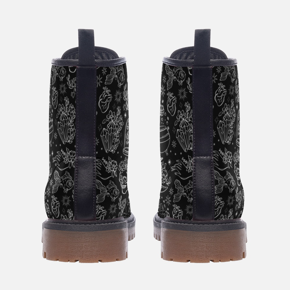 Witchy Vegan Leather Boots