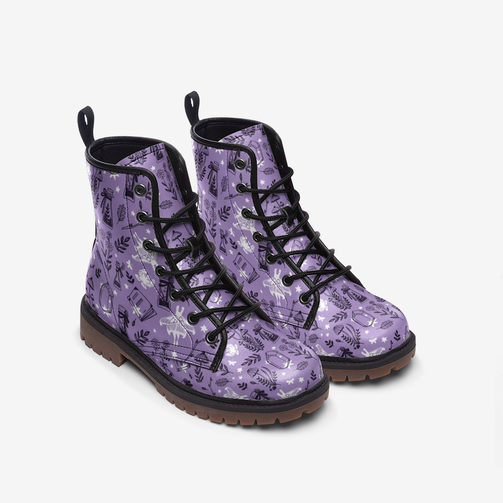 Witchy Vegan Leather Boots